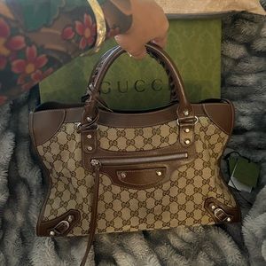 Gucci x Balenciaga city bag